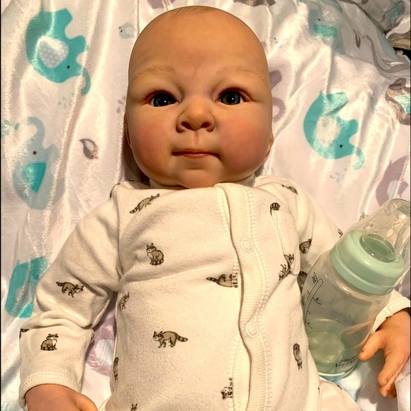 Reborn Baby Art Doll Cassidy Sculpt @6lbs. @20 inches. ???? Please politely ask - Picture 2 of 2